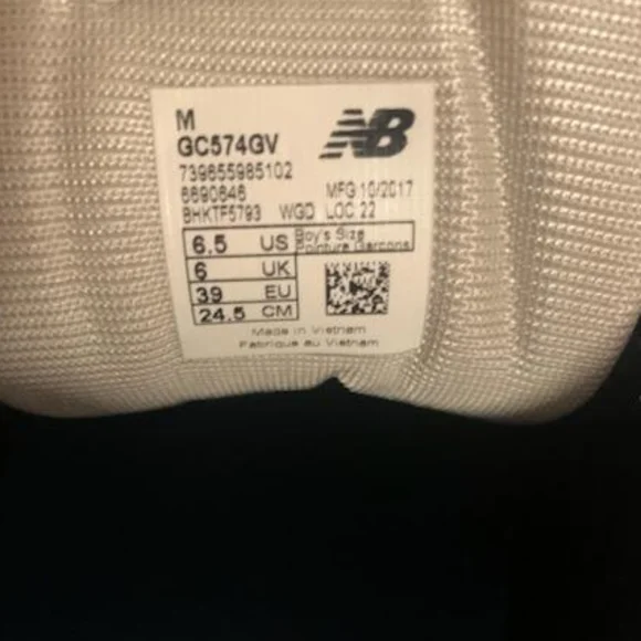 Boys Youth New Balance 574 - Picture 3 of 6